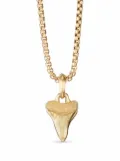 David Yurman 18kt yellow gold Shark Tooth amulet (27mm)