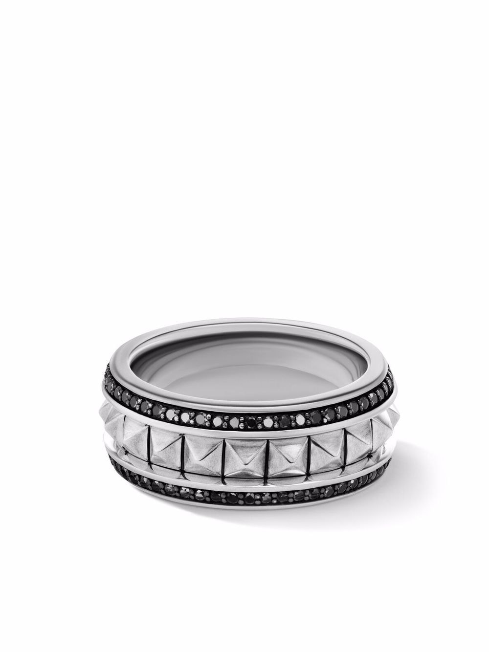фото David yurman серебряное кольцо pyramid с бриллиантами