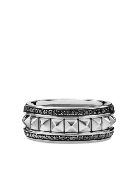 David Yurman bague Pyramid en argent sterling 8 mm