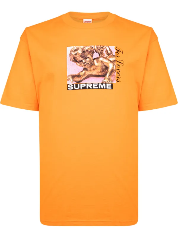 supreme lovers tee orange