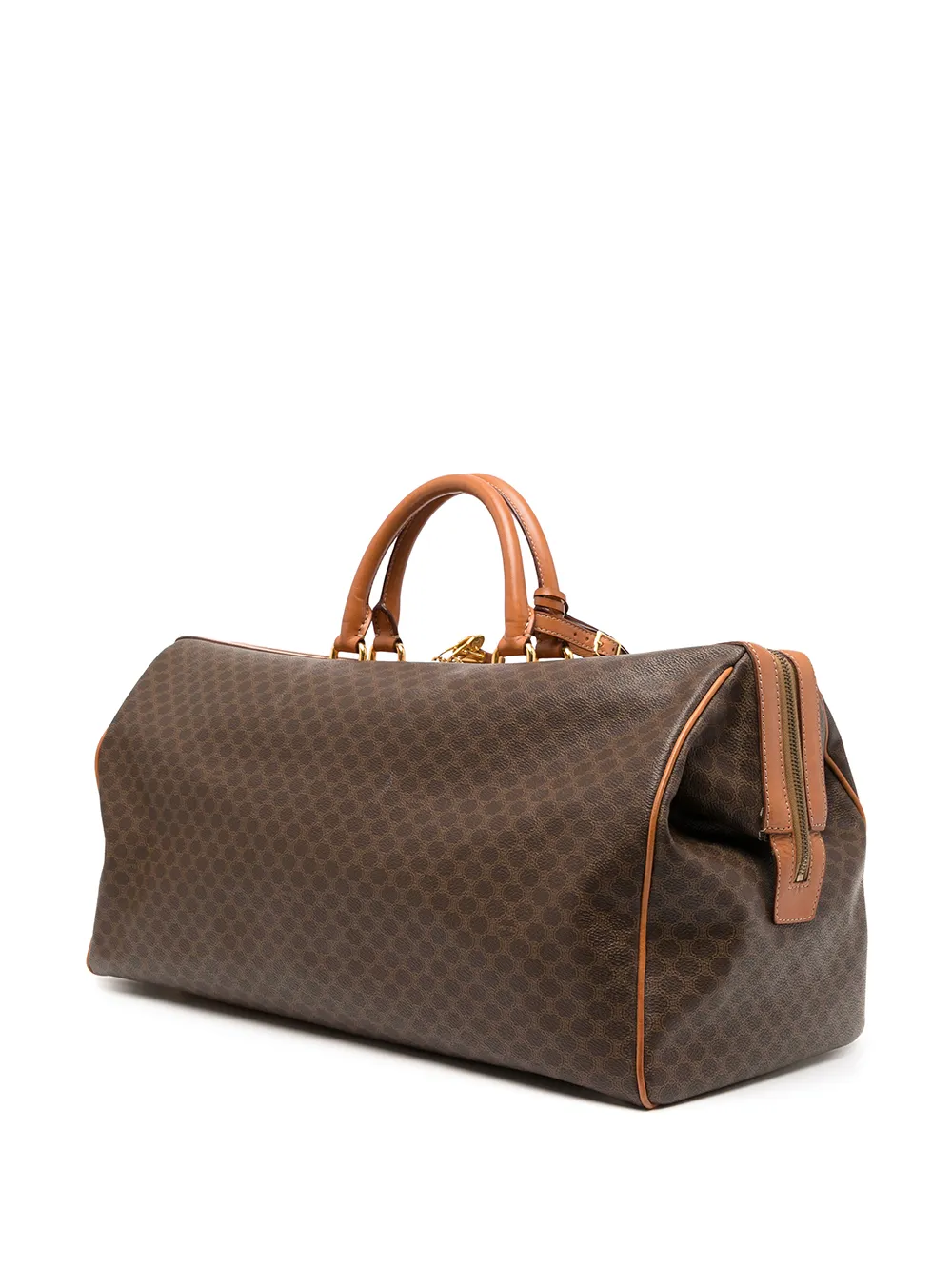 фото Céline pre-owned дорожная сумка-тоут boston с узором macadam
