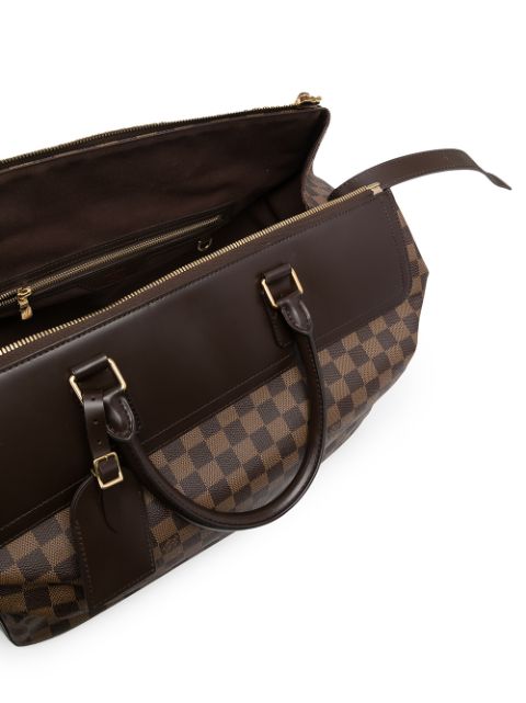 Louis Vuitton Greenwich Travel Bag Damier PM Brown Large Duffle Tote