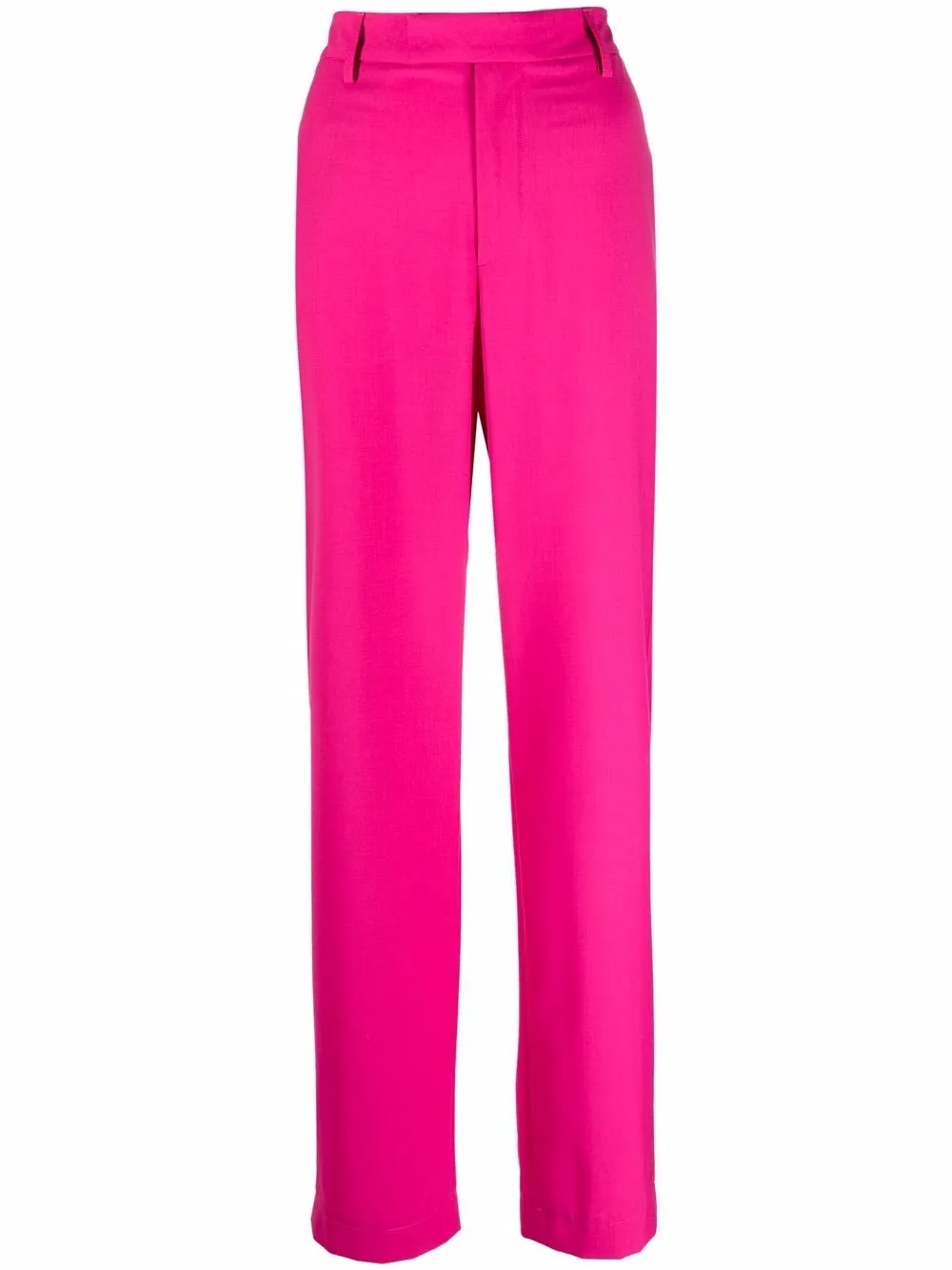 

AMBUSH pantalones de vestir con tiro alto - Rosado