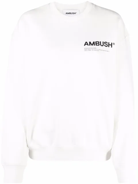 AMBUSH sudadera con logo estampado