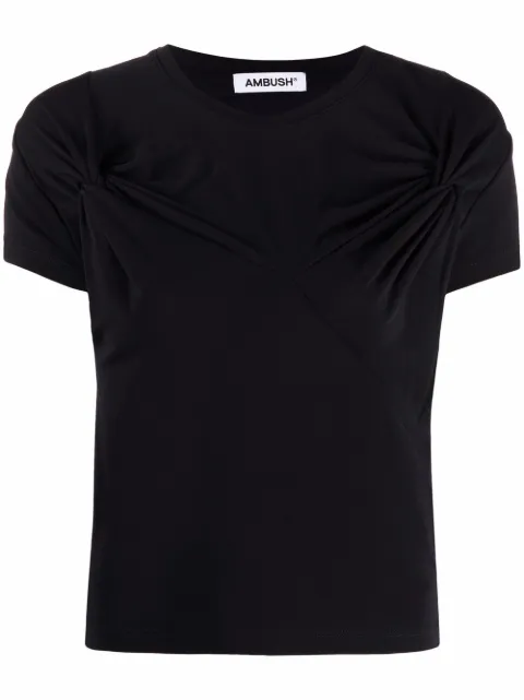 AMBUSH twist detail crew-neck T-shirt