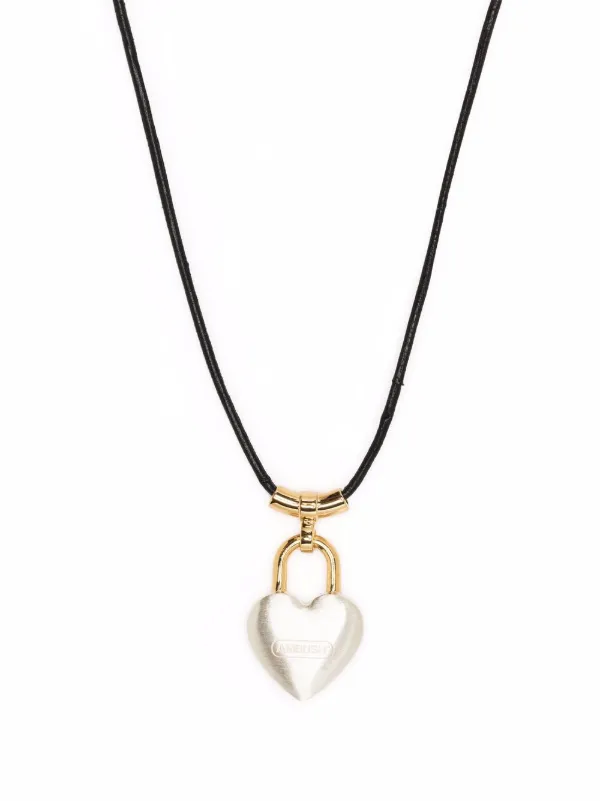 Padlock Heart Necklace