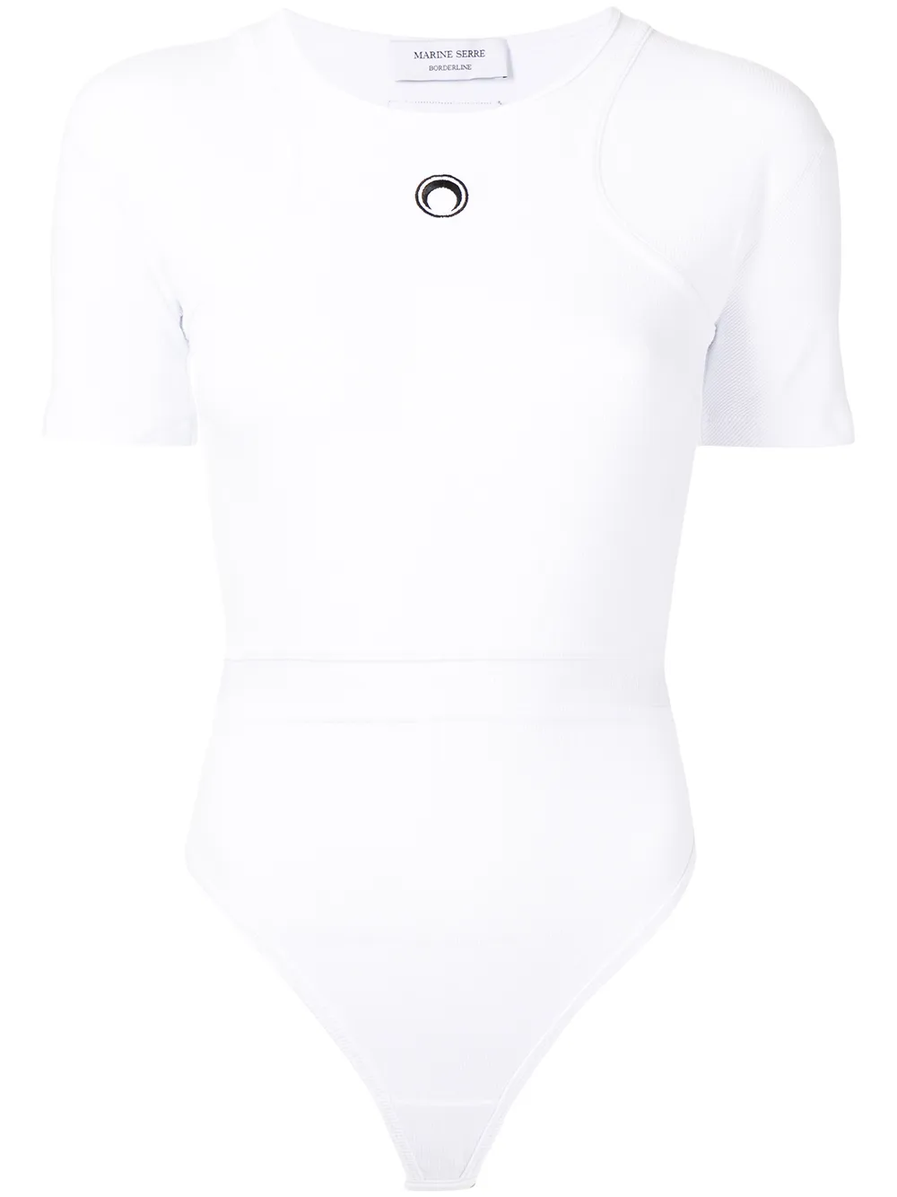 Marine Serre crescent moon-print bodysuit