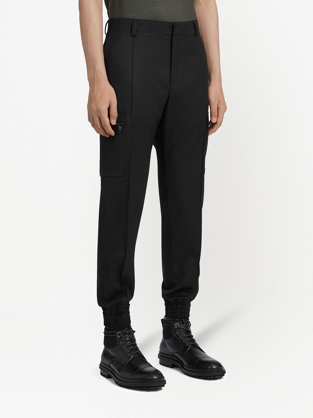 Zegna Tapered Wool Cargo Trousers - Farfetch