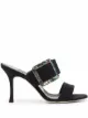 Image 1 of Manolo Blahnik Gable leather sandals