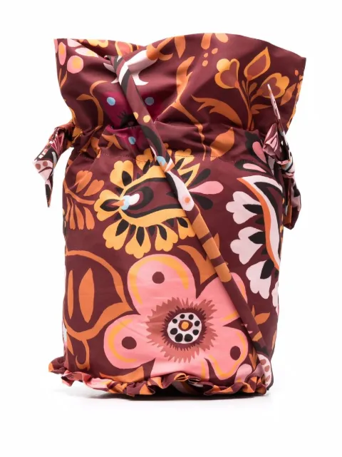 La DoubleJ Bucket-tas met bloemenprint