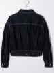Image 2 of Philosophy Di Lorenzo Serafini Kids TEEN embroidered-logo cropped denim jacket