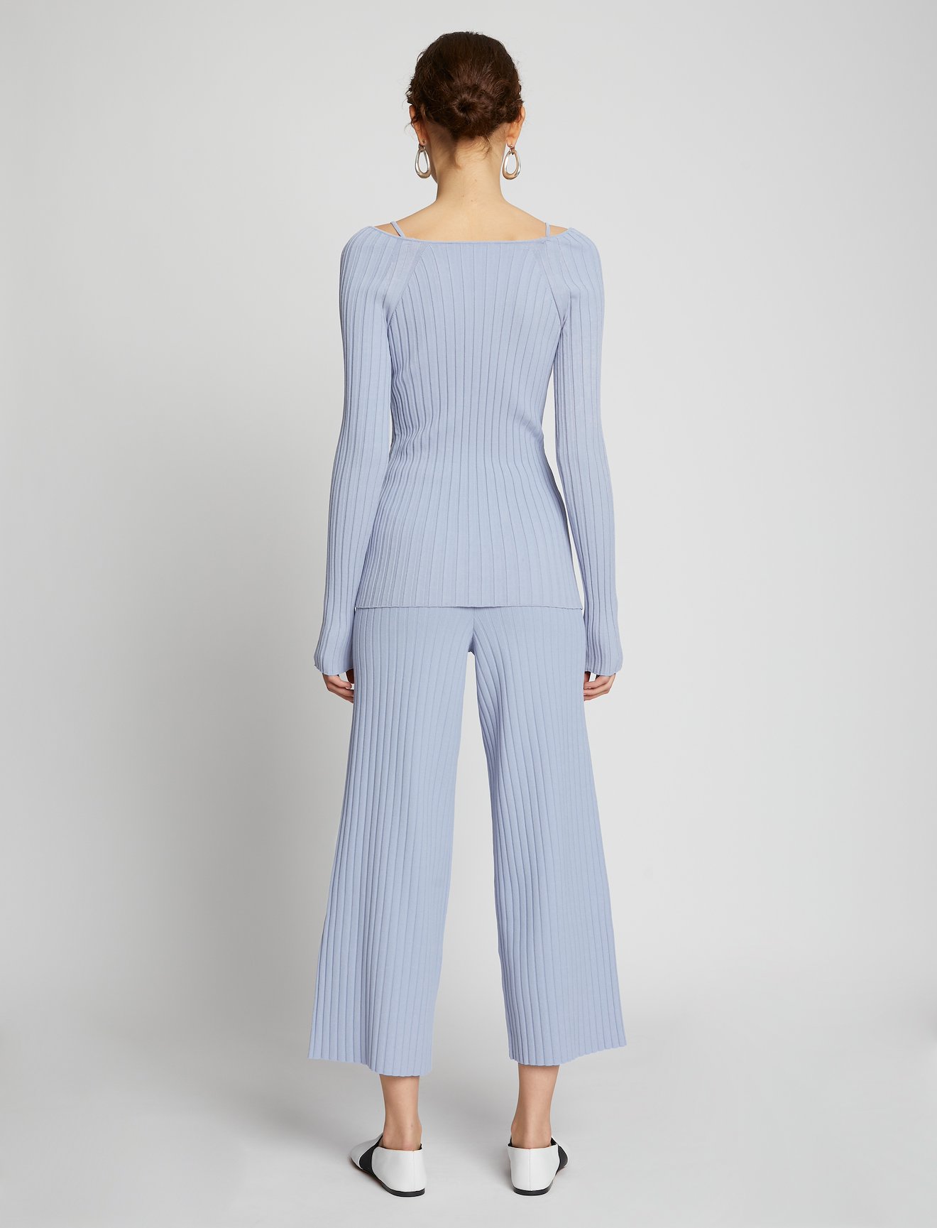 Lightweight Rib Knit Pants #2