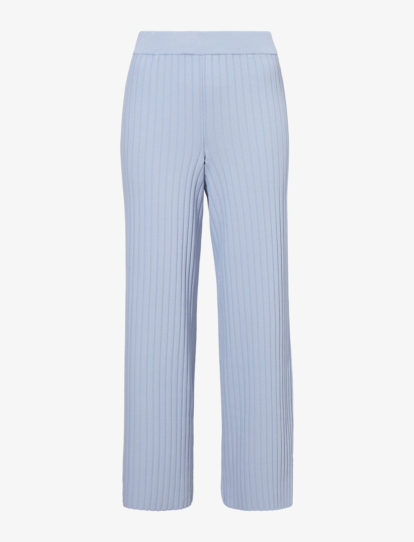 Lightweight Rib Knit Pants in blue | Proenza Schouler