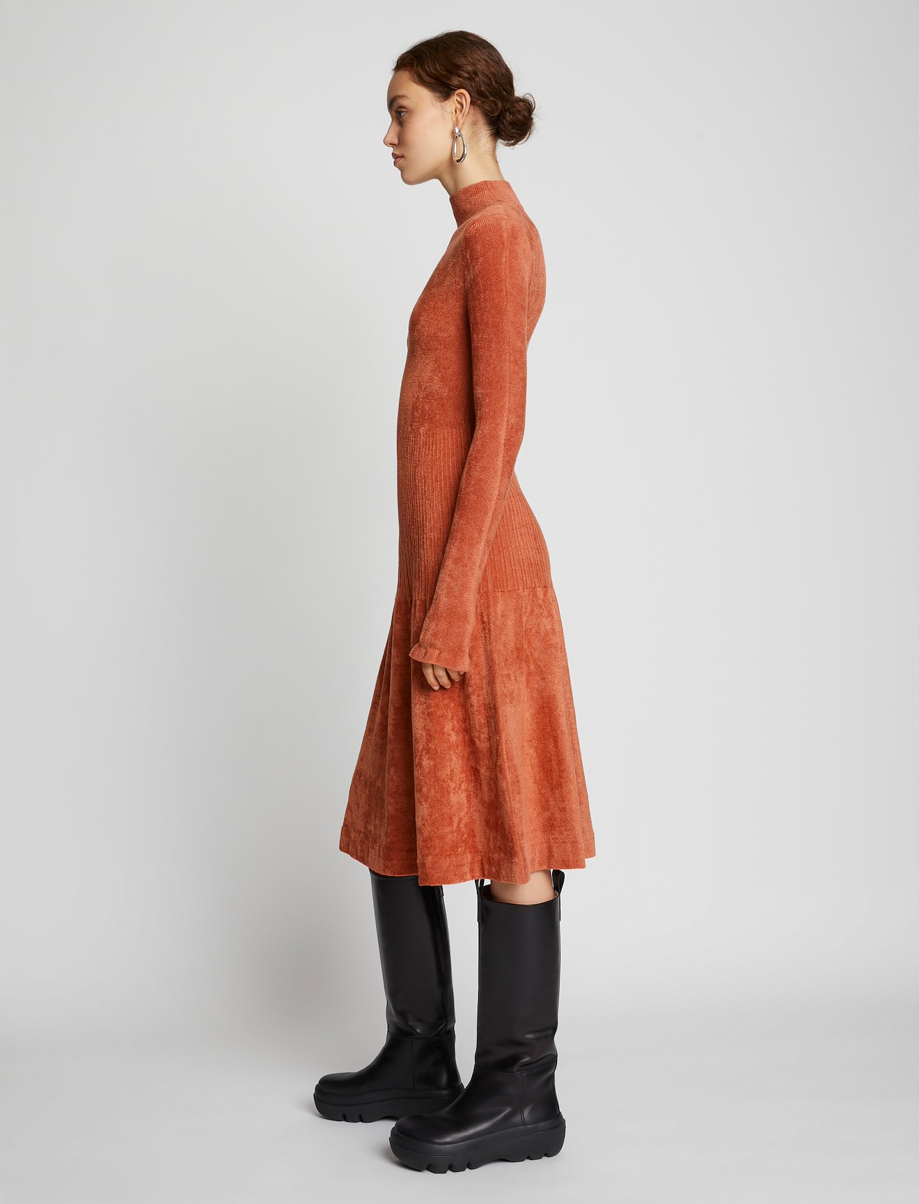 Chenille Turtleneck Dress #1