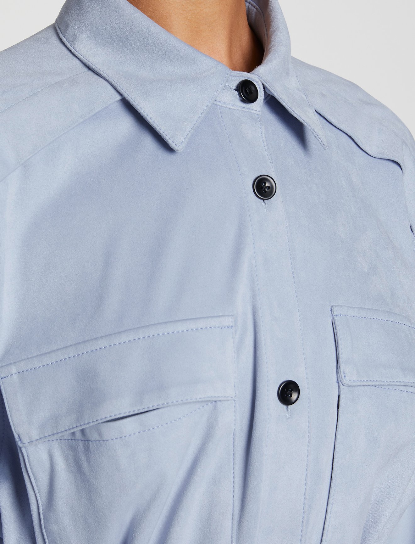 Faux Suede Shirt #4