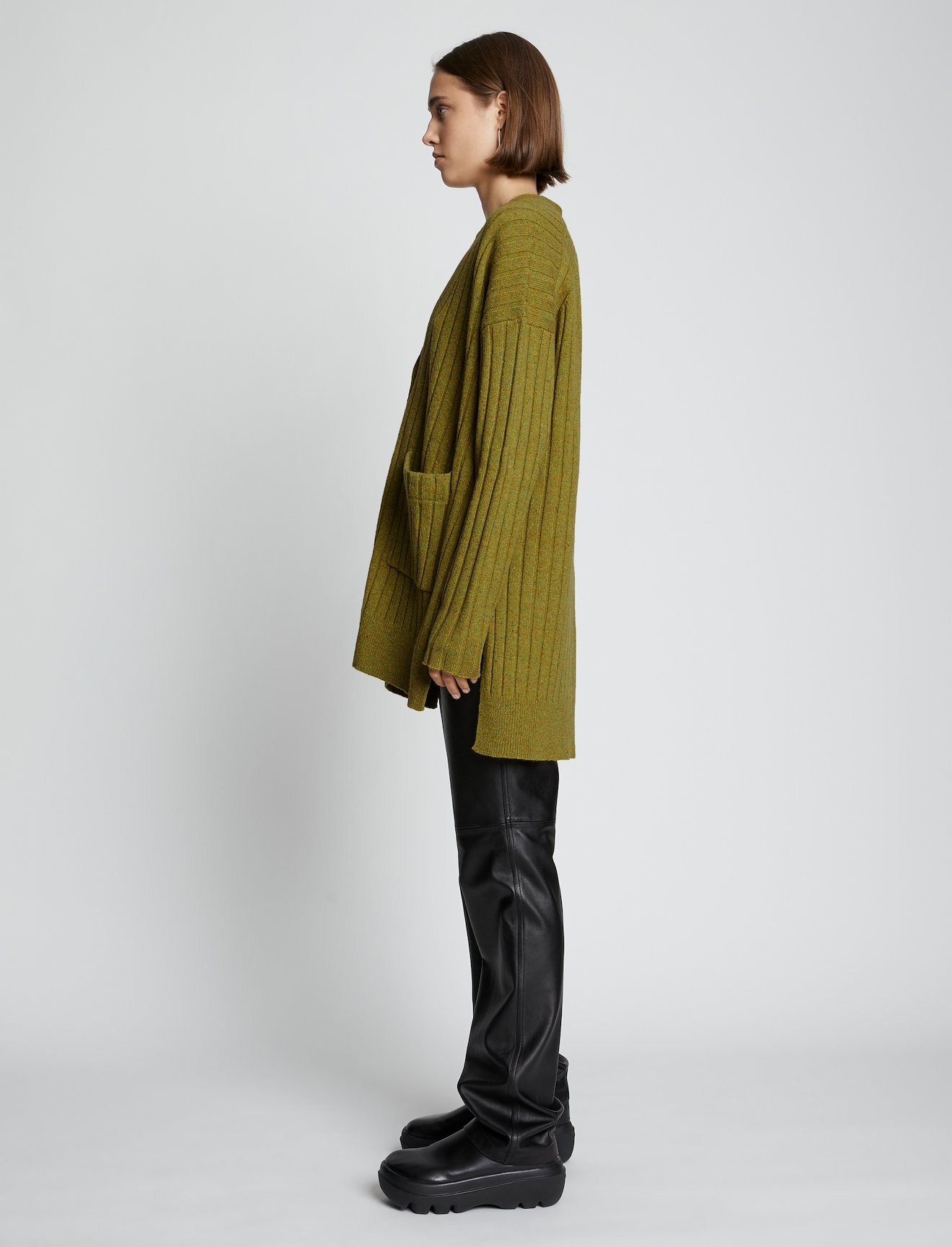 Speckled Wool Oversized Cardigan #2