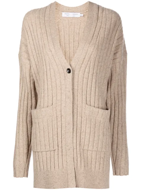 Proenza Schouler White Label ribbed-knit V-neck cardigan