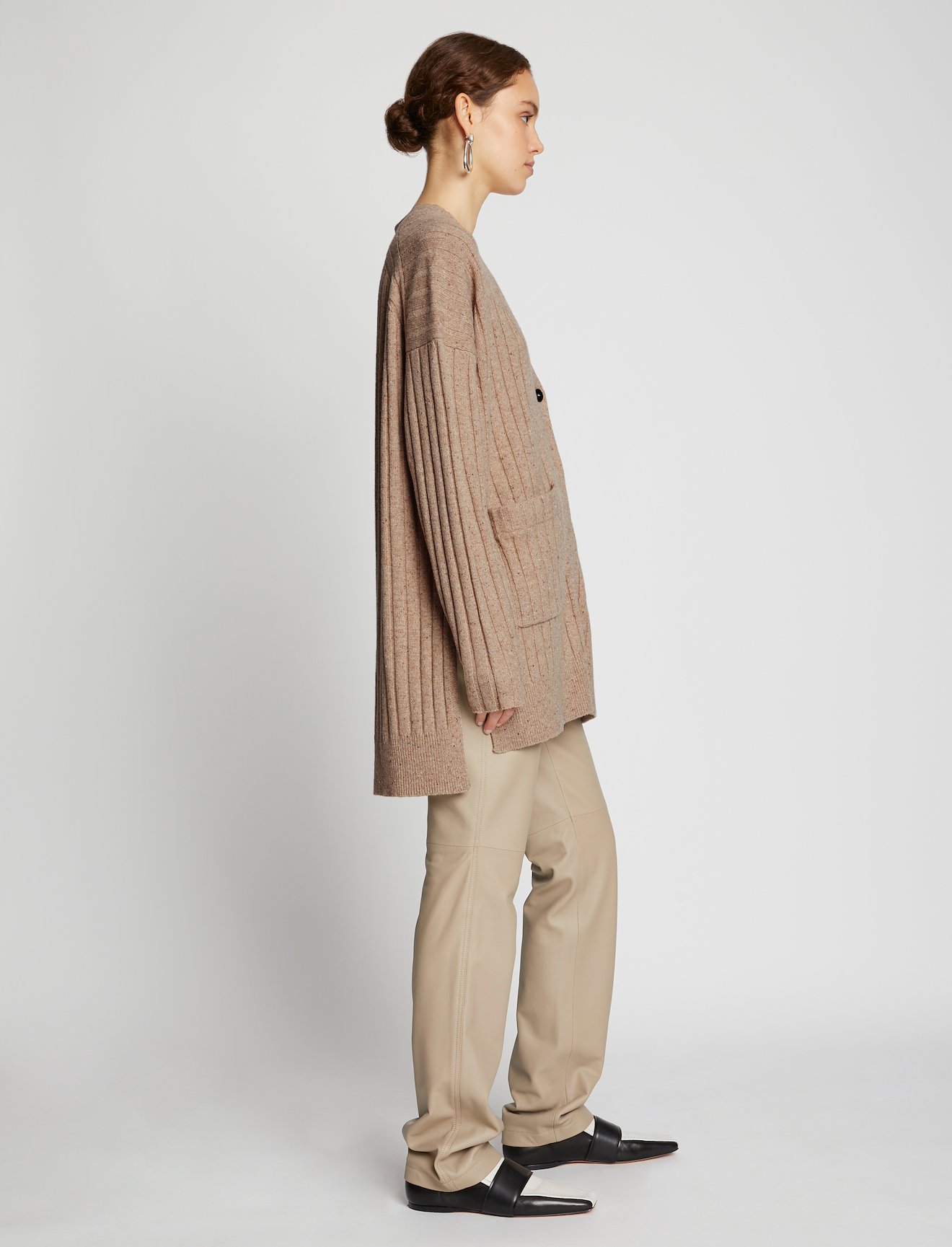 Speckled Wool Oversized Cardigan #2