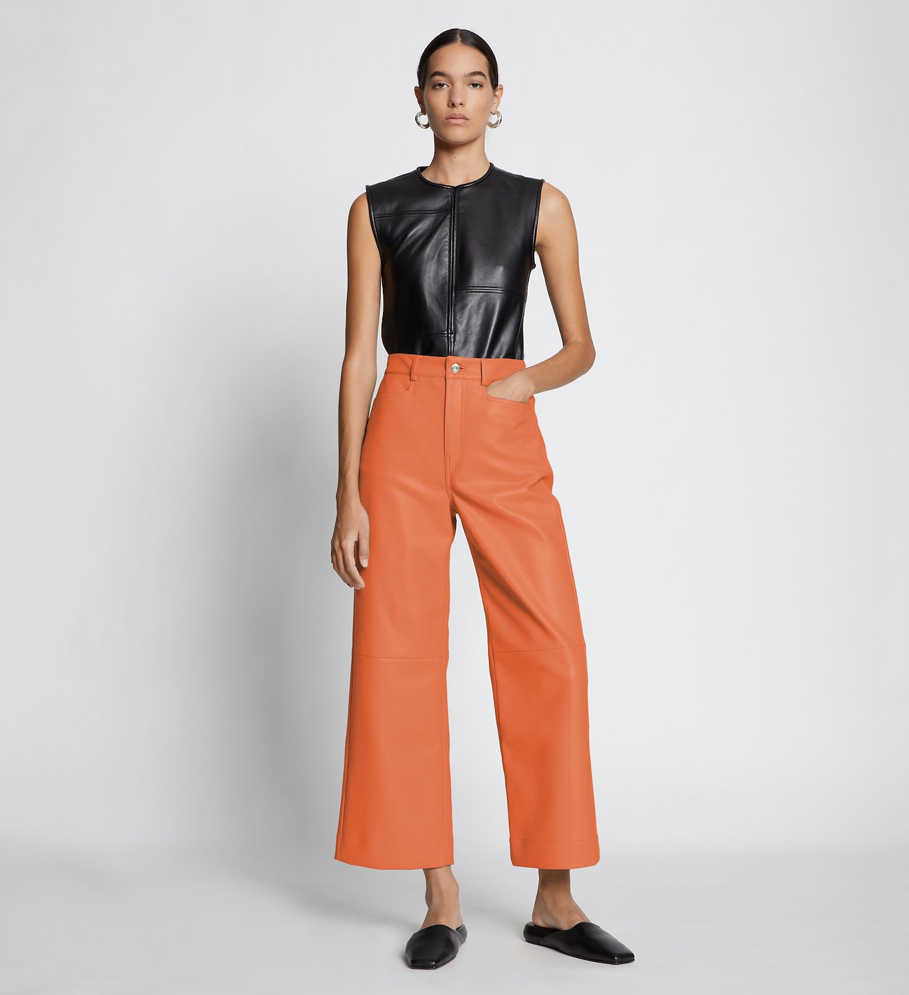 Leather Culottes