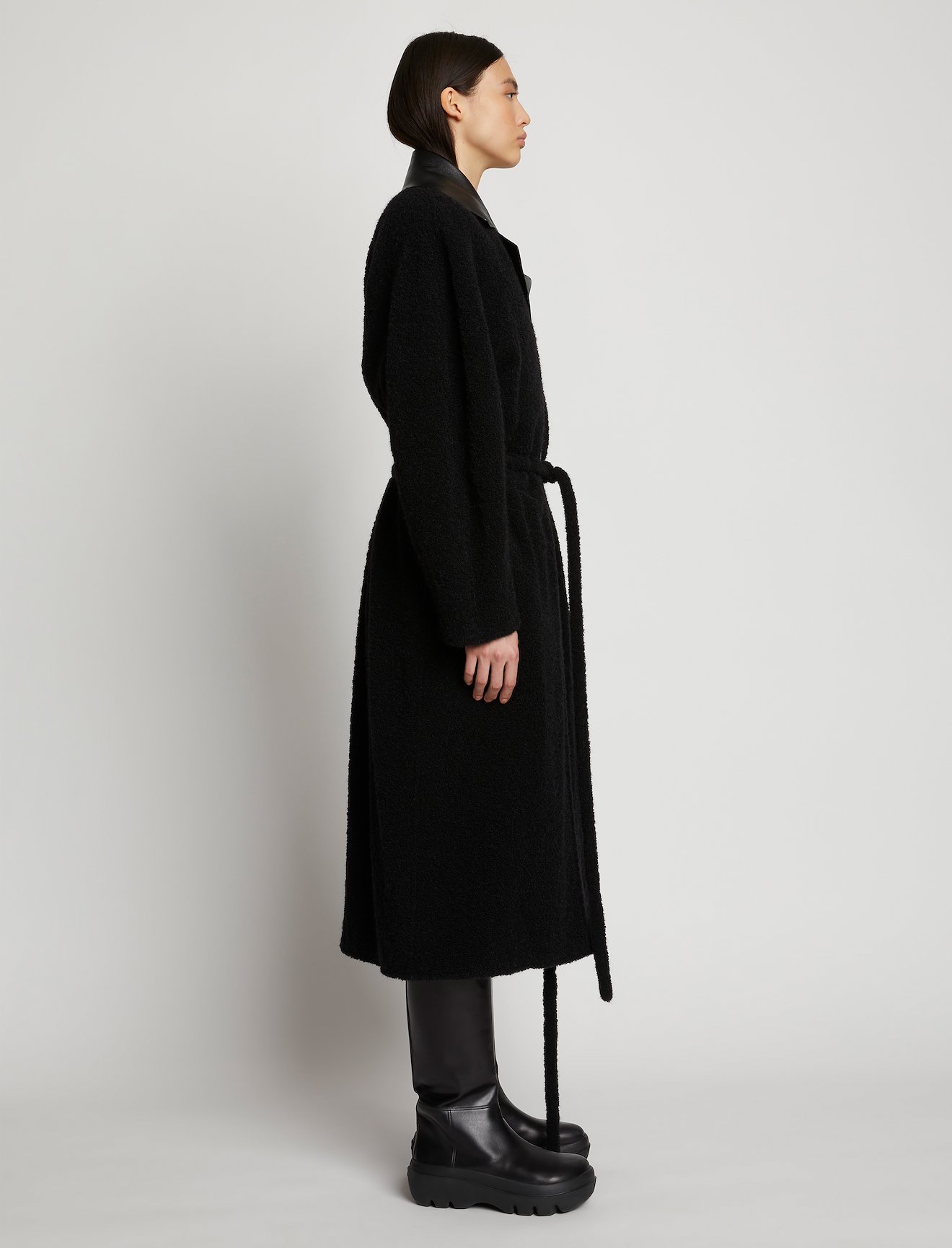 Wool Boucle Coat #1