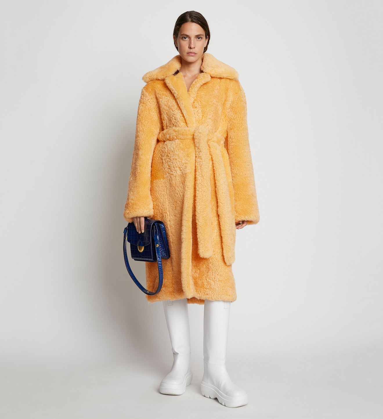 Curly Shearling Coat