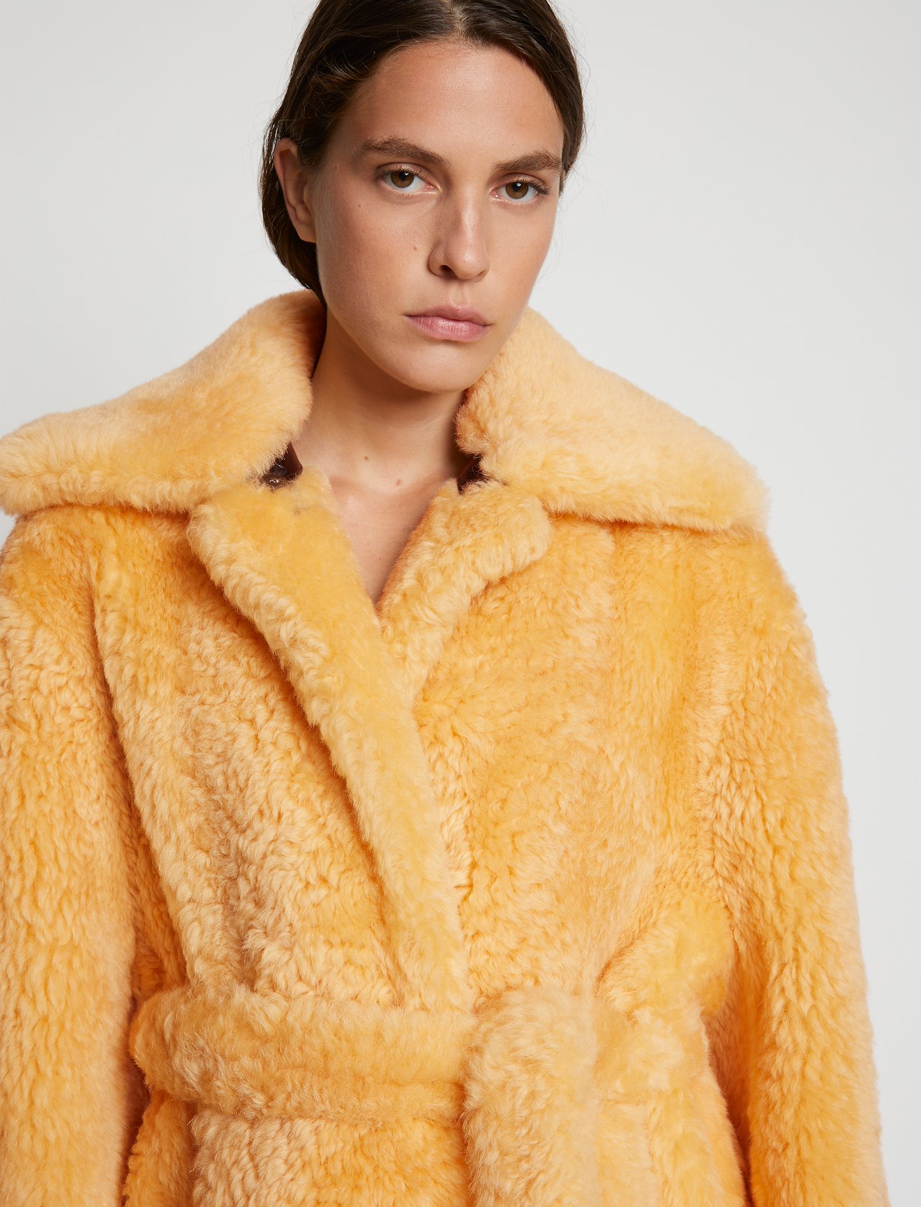 Curly Shearling Coat #3