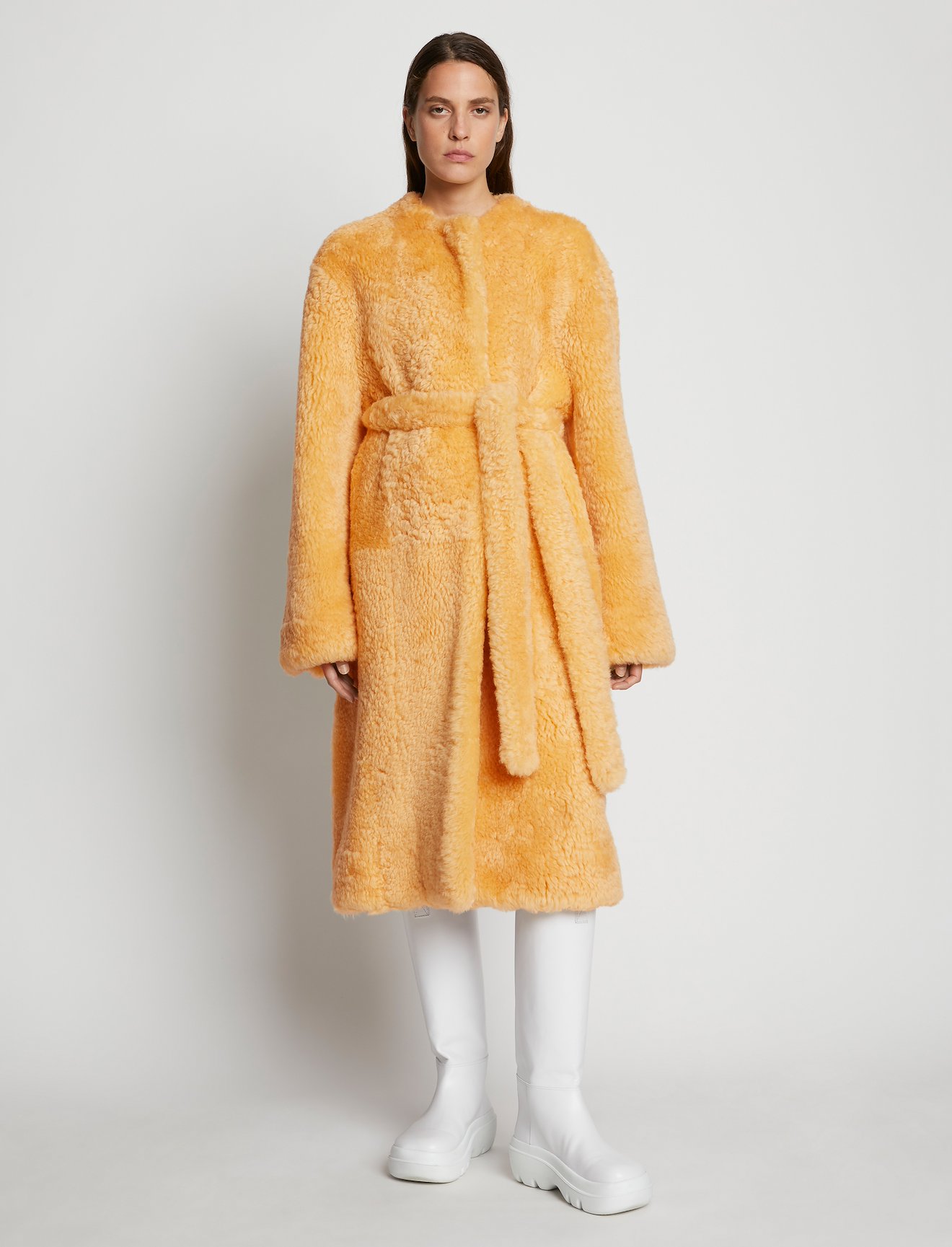 Curly Shearling Coat #5