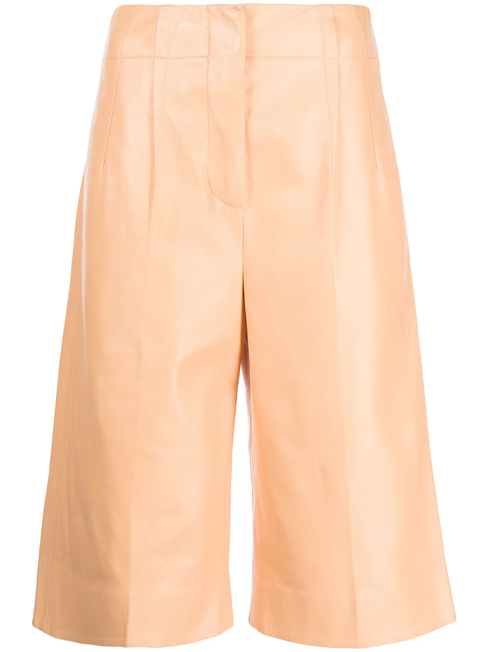 

Proenza Schouler knee-length leather shorts - Orange