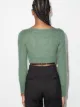 Jacquemus Alzou cropped V-neck cardigan
