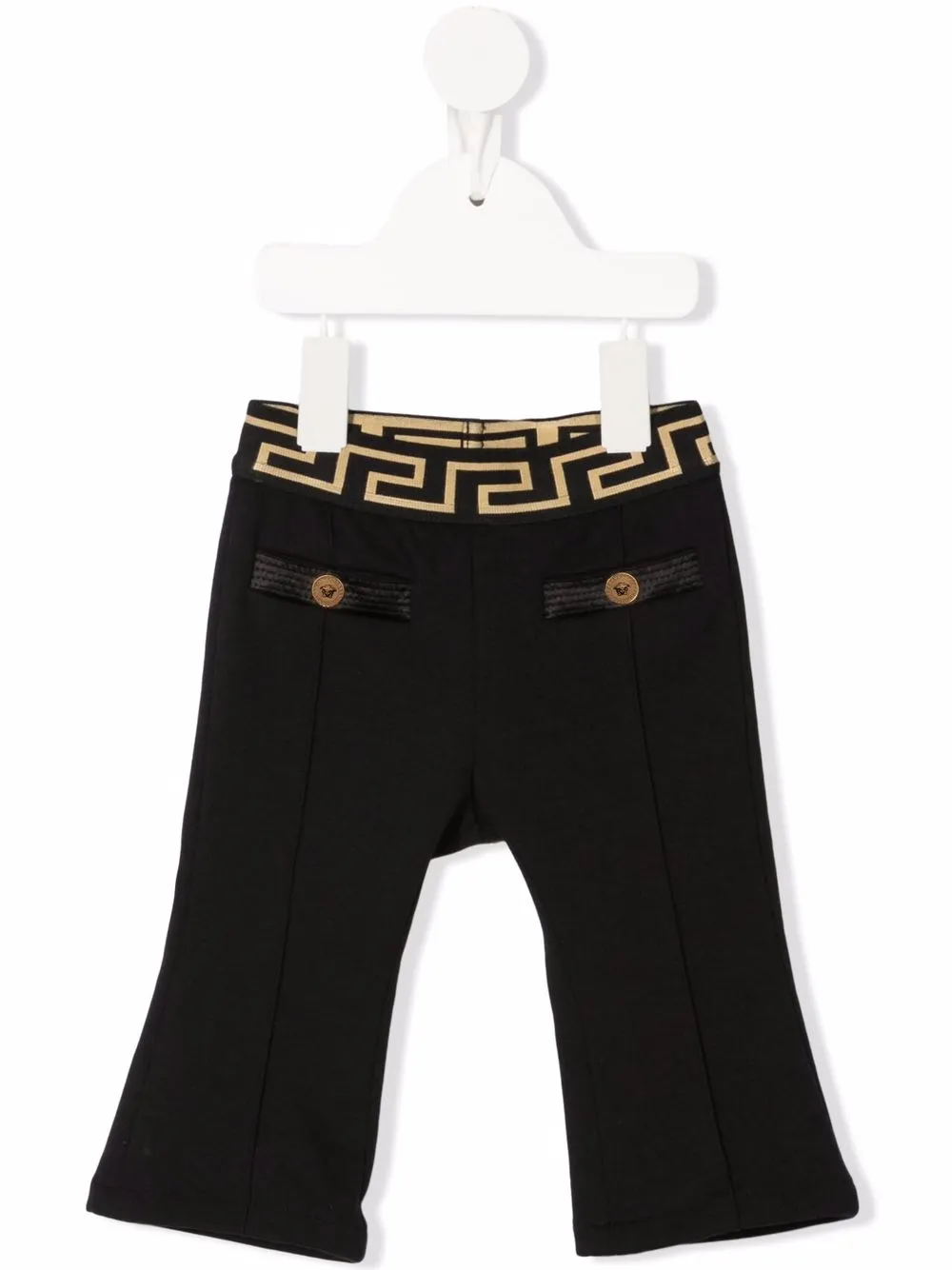 

Versace Kids pantalones con motivo Greca - Negro