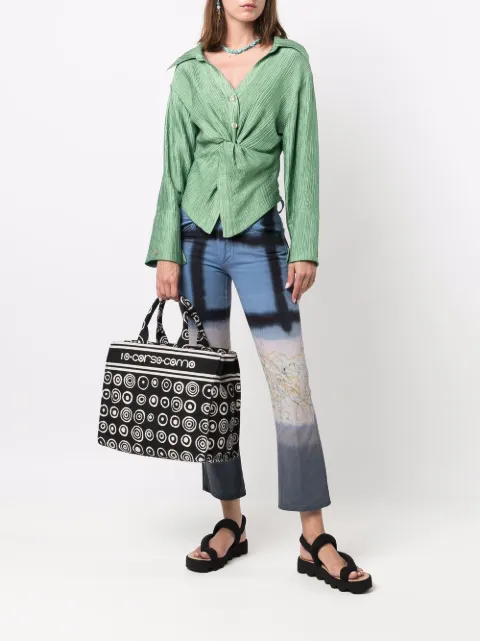 10 CORSO COMO graphic-print canvas tote MOD05C - 1