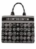 10 CORSO COMO graphic-print canvas tote - Black