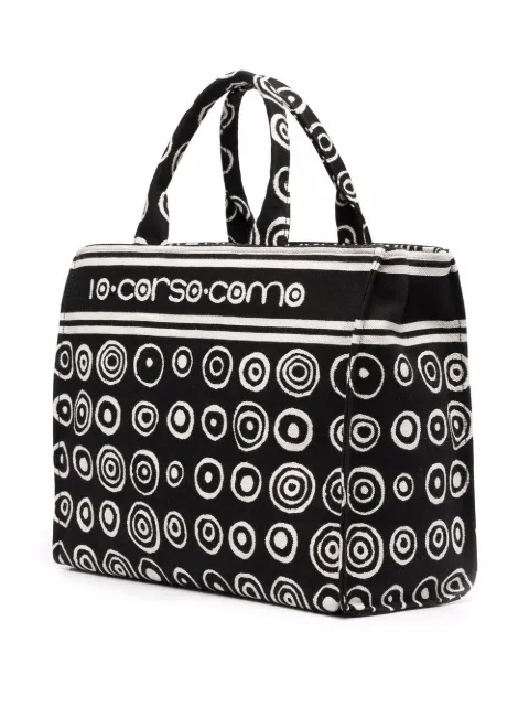 10 CORSO COMO graphic-print canvas tote MOD05C - 2