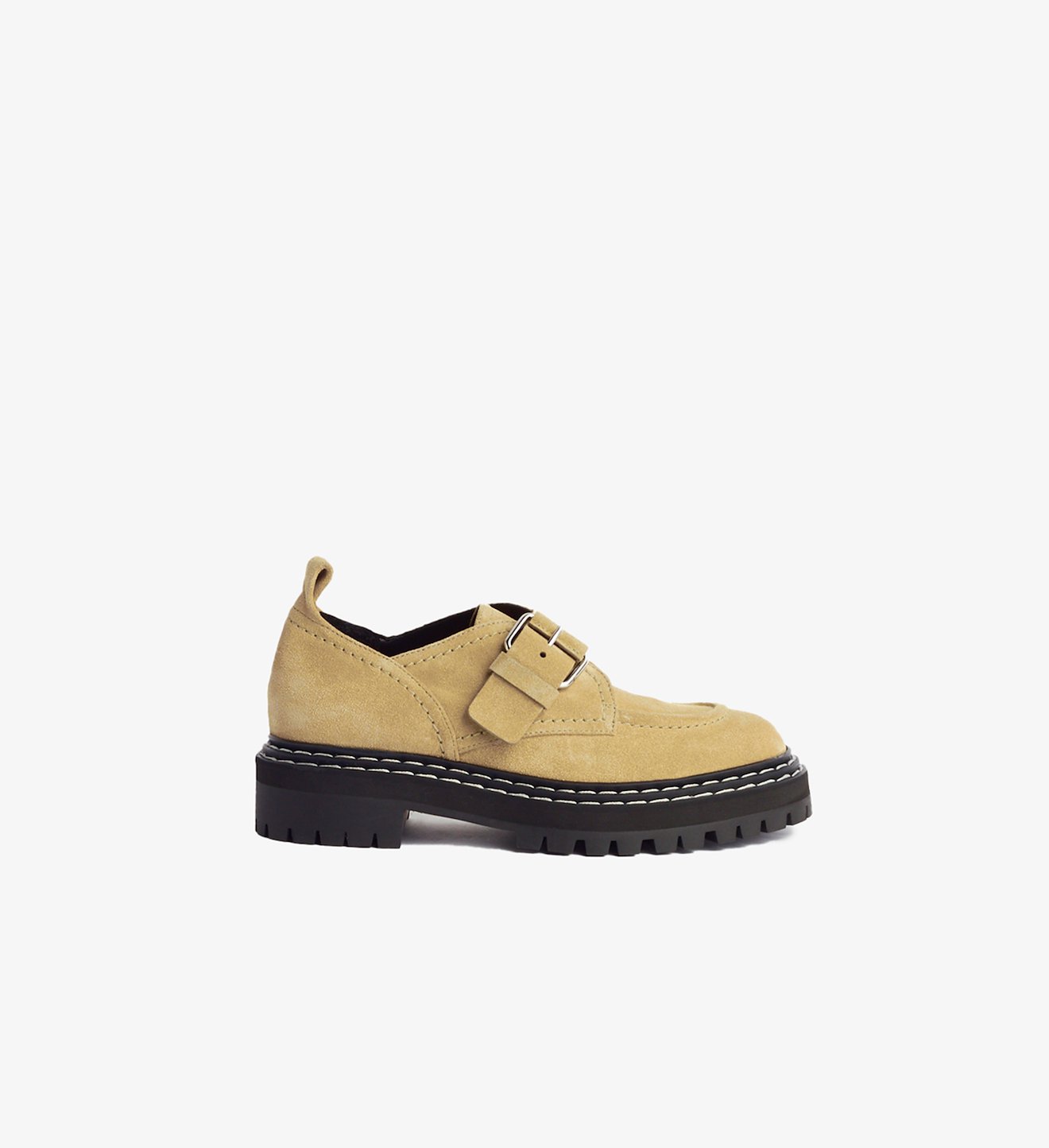 Lug Sole Buckle Oxfords
