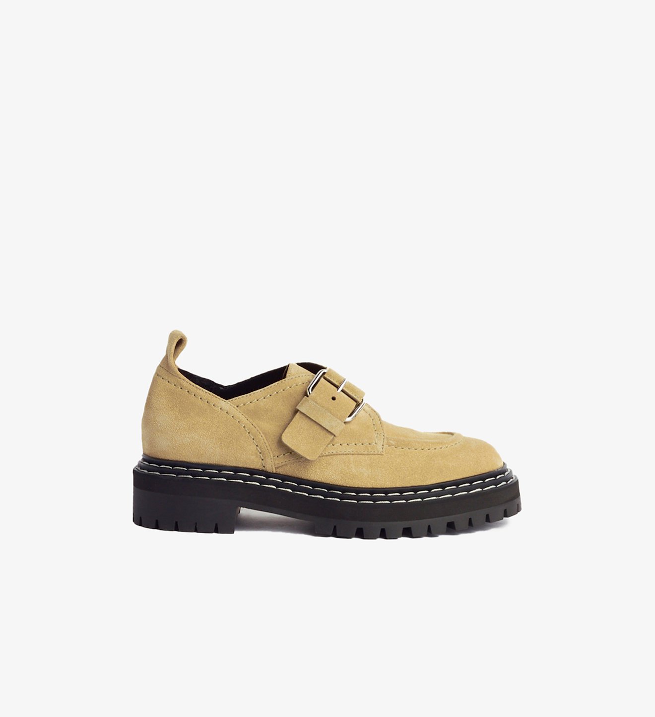 Lug Sole Buckle Oxfords