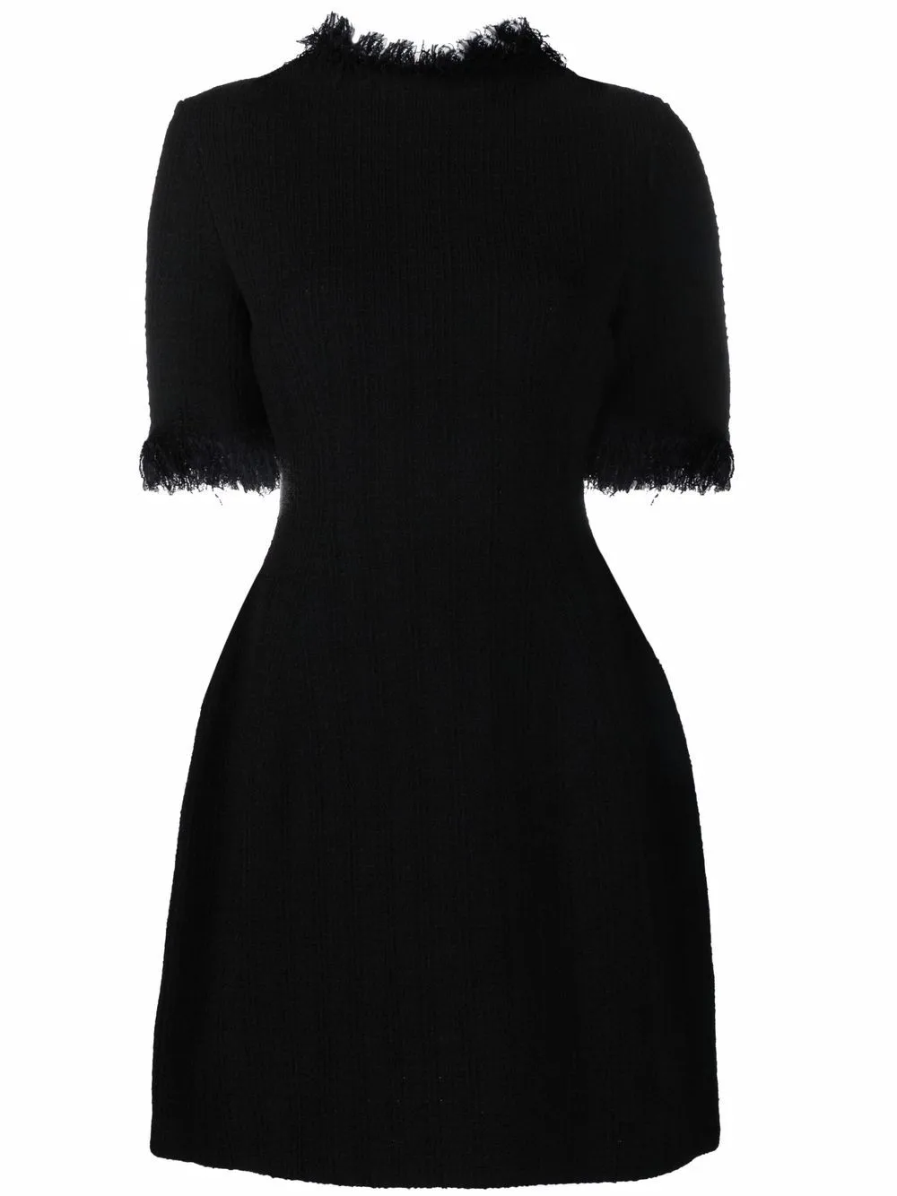

Proenza Schouler feather-trim knitted dress - Black