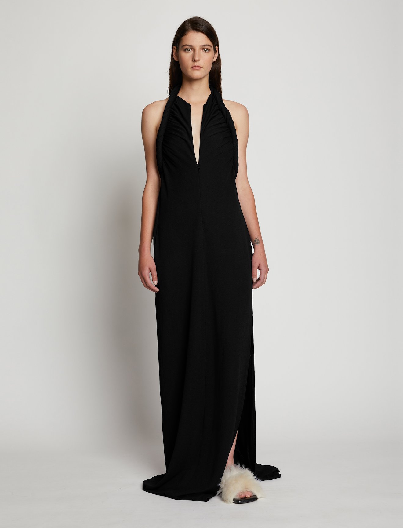 Crepe Jersey Sleeveless Dress #2