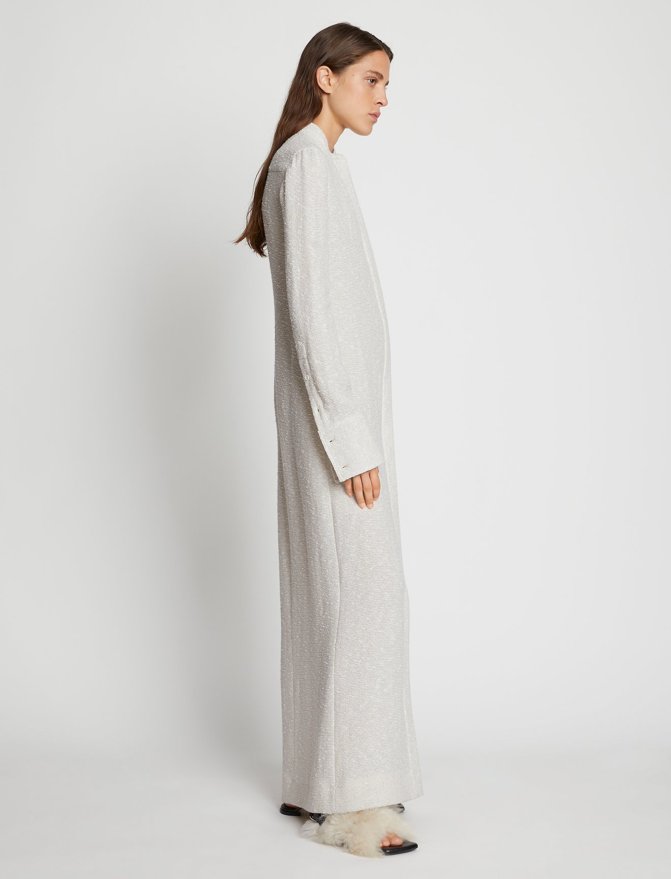Lightweight Tweed Chiffon Dress #1