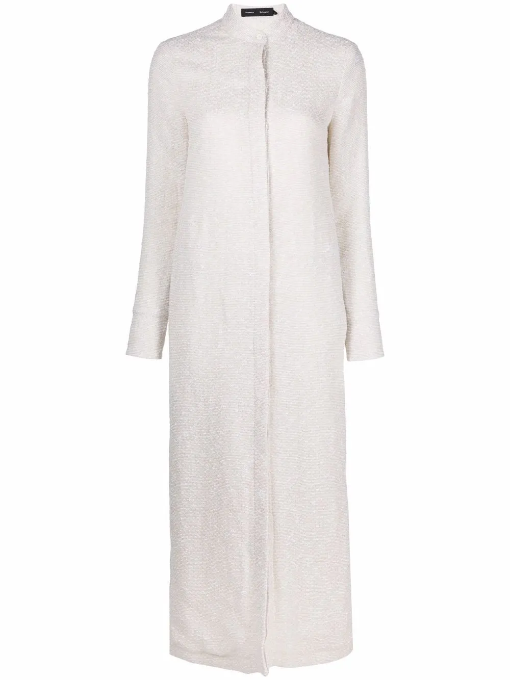 

Proenza Schouler tweed long dress - White