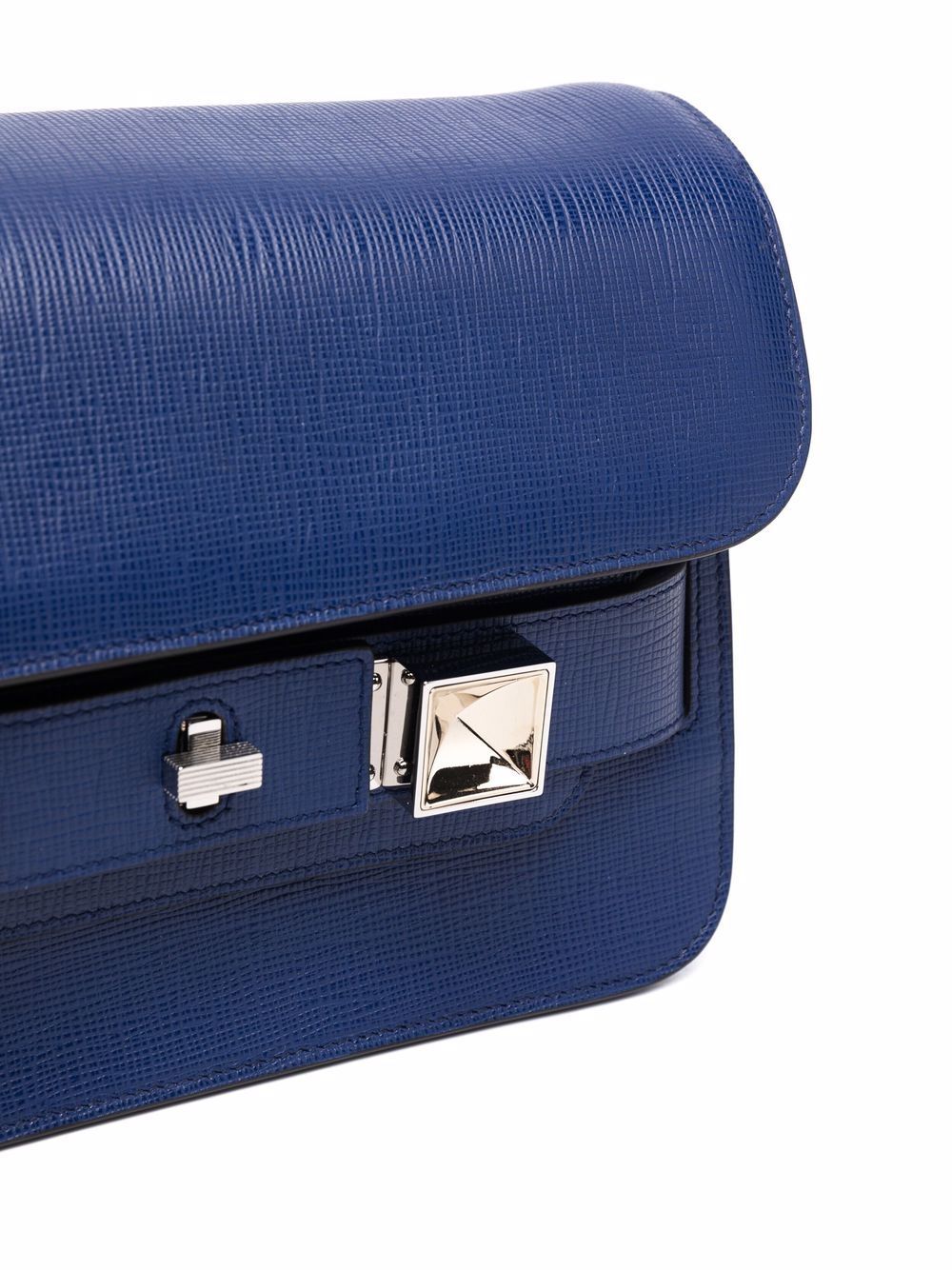 Shop Proenza Schouler Mini Ps11 Leather Shoulder Bag In Blue