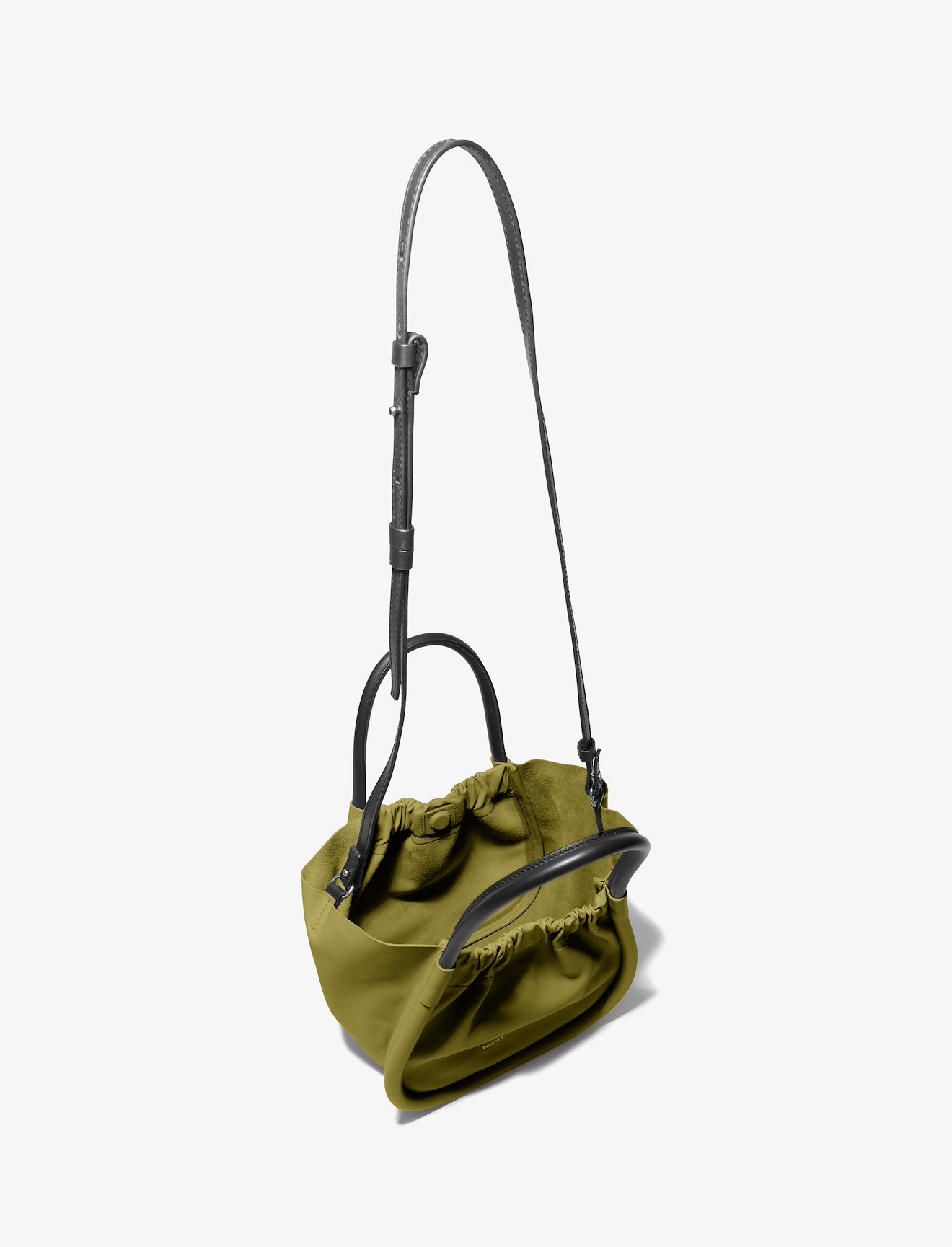 Small Ruched Crossbody Tote #4