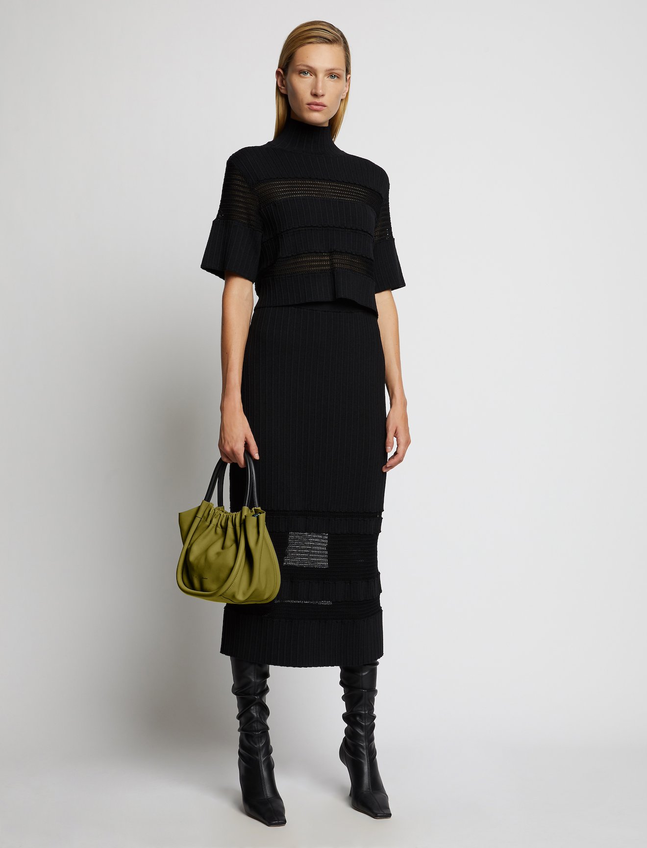 Small Ruched Crossbody Tote #2