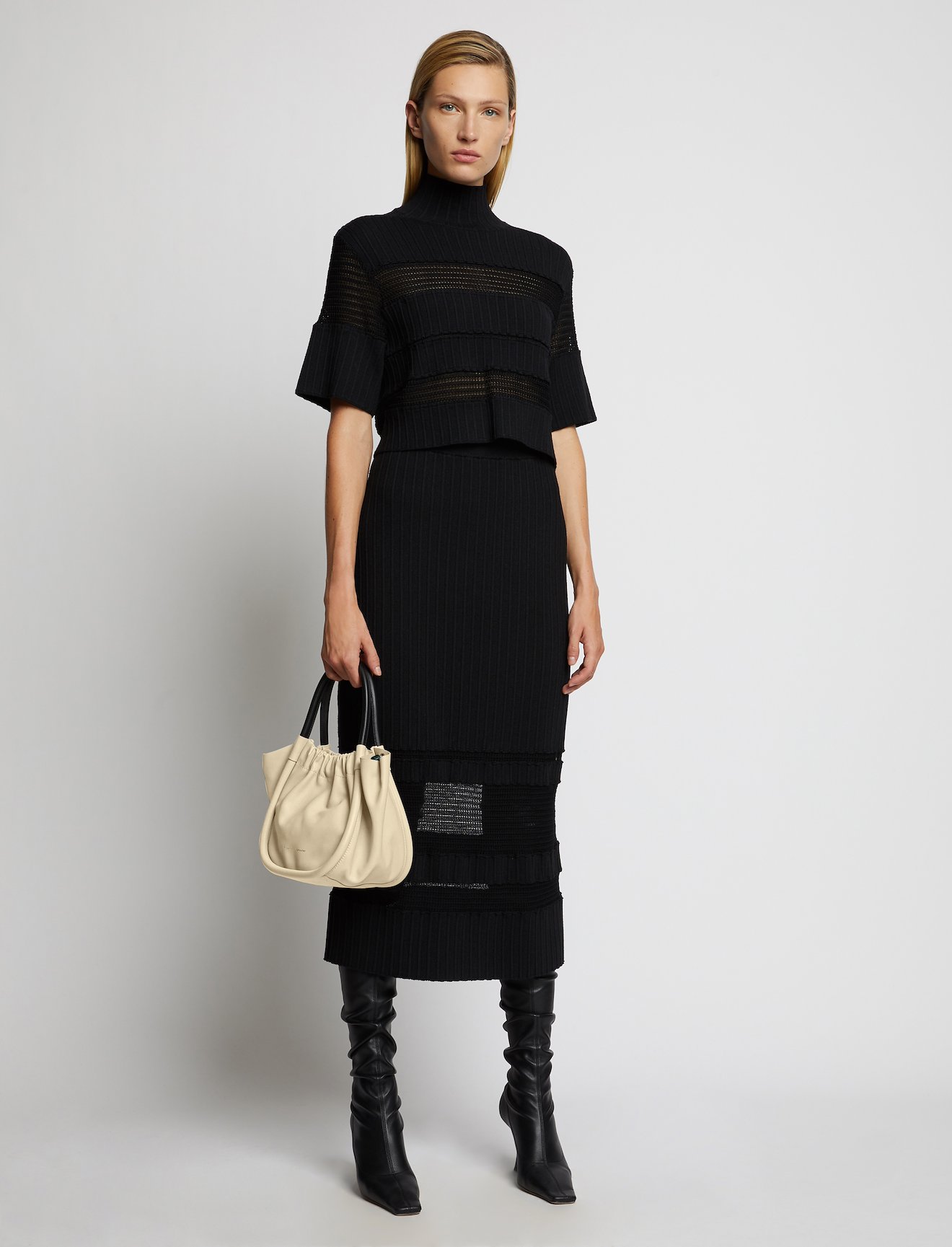 Small Ruched Crossbody Tote #2