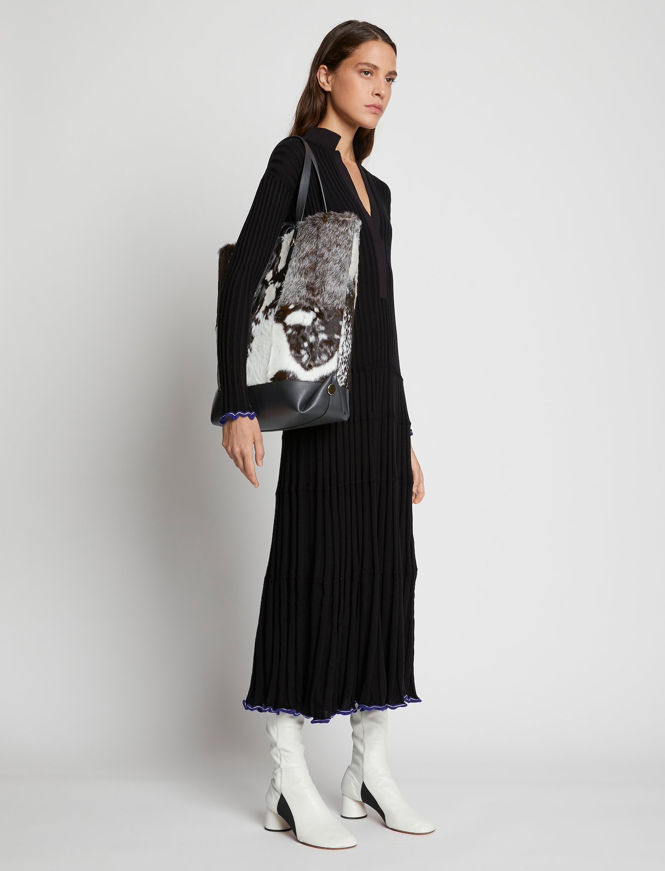 Shearling North South Tobo Tote #2