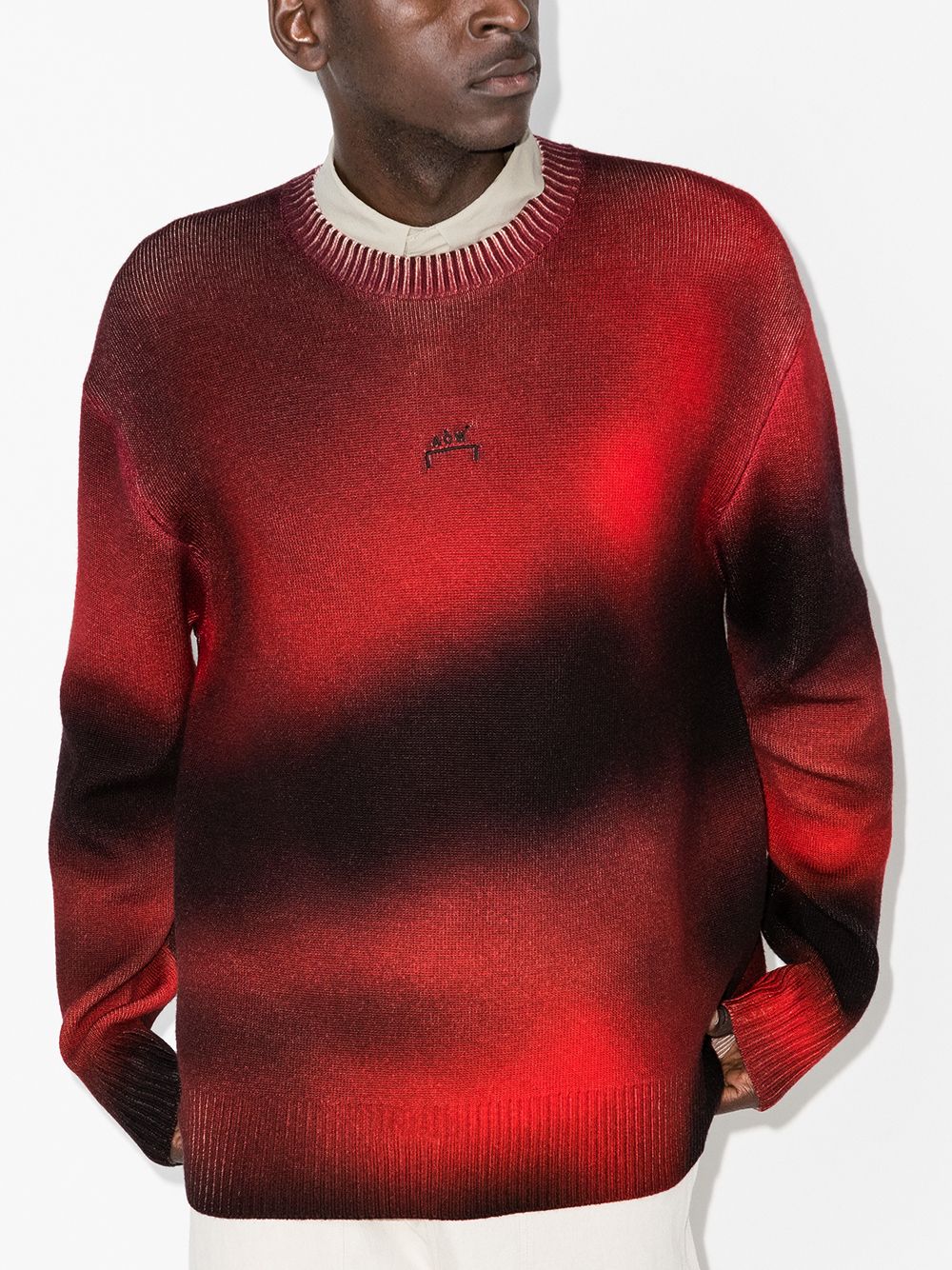 A-COLD-WALL* Sweater met print - Rood