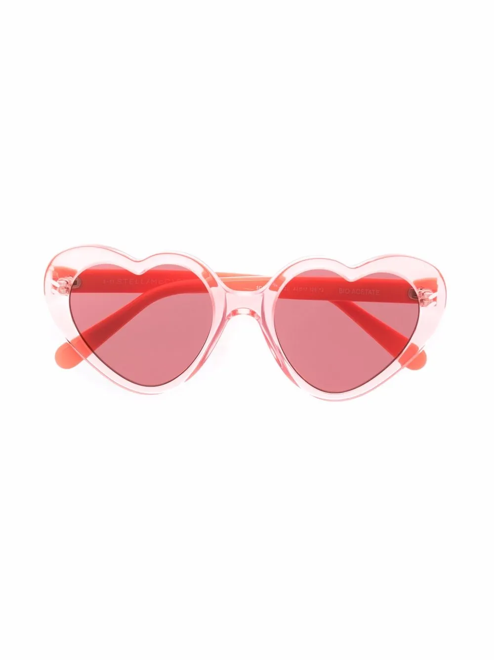 Stella McCartney Eyewear солнцезащитные очки в оправе в форме сердца
