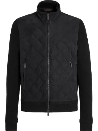 zegna quilted jacket