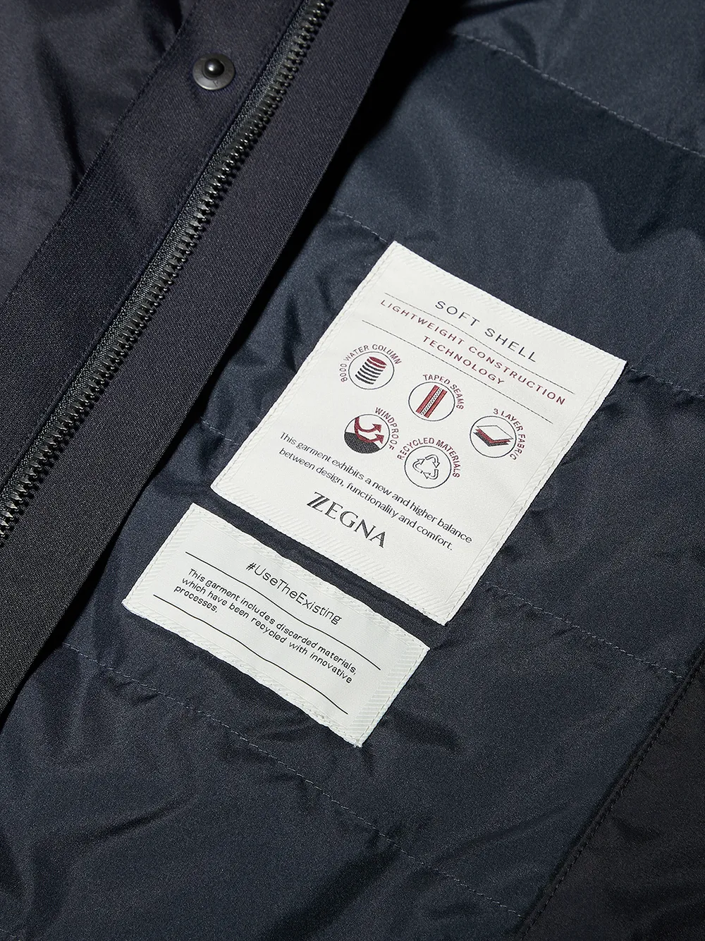 фото Z zegna пуховик soft shell