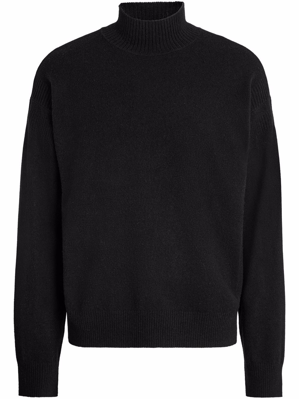 

Zegna mock-neck wool-blend jumper - Black