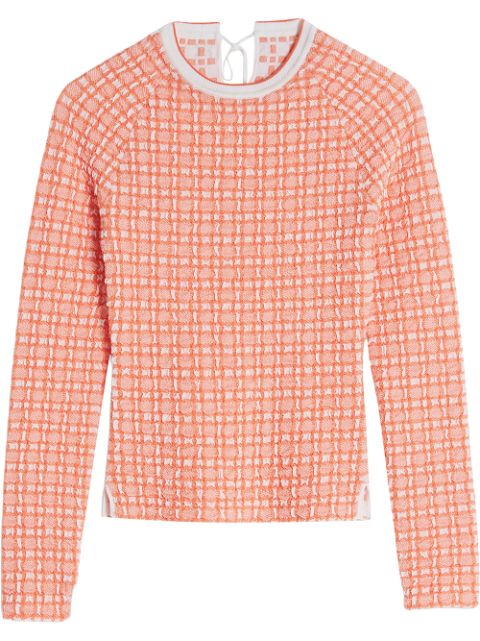 Victoria Victoria Beckham jacquard stretch jumper